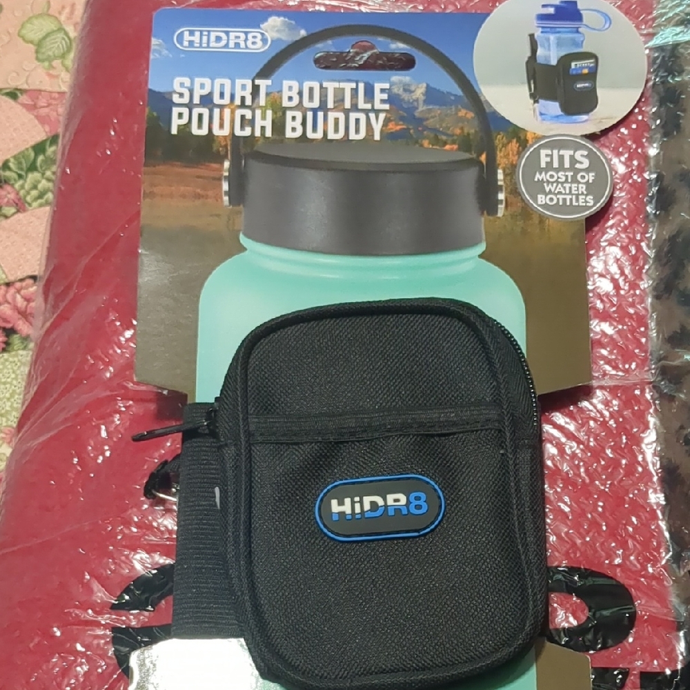 HiDR8 Black Sport Bottle Pouch Buddy